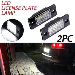 2pcs Error Free Car LED Number License Plate Light Lamp for VW Touareg Tiguan Golf 5 Passat B5.5 5D Porsche Cayenne