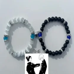 2PCS Gojo and Geto gave her a couple bracelet as his best gift, twobracelets,jjk