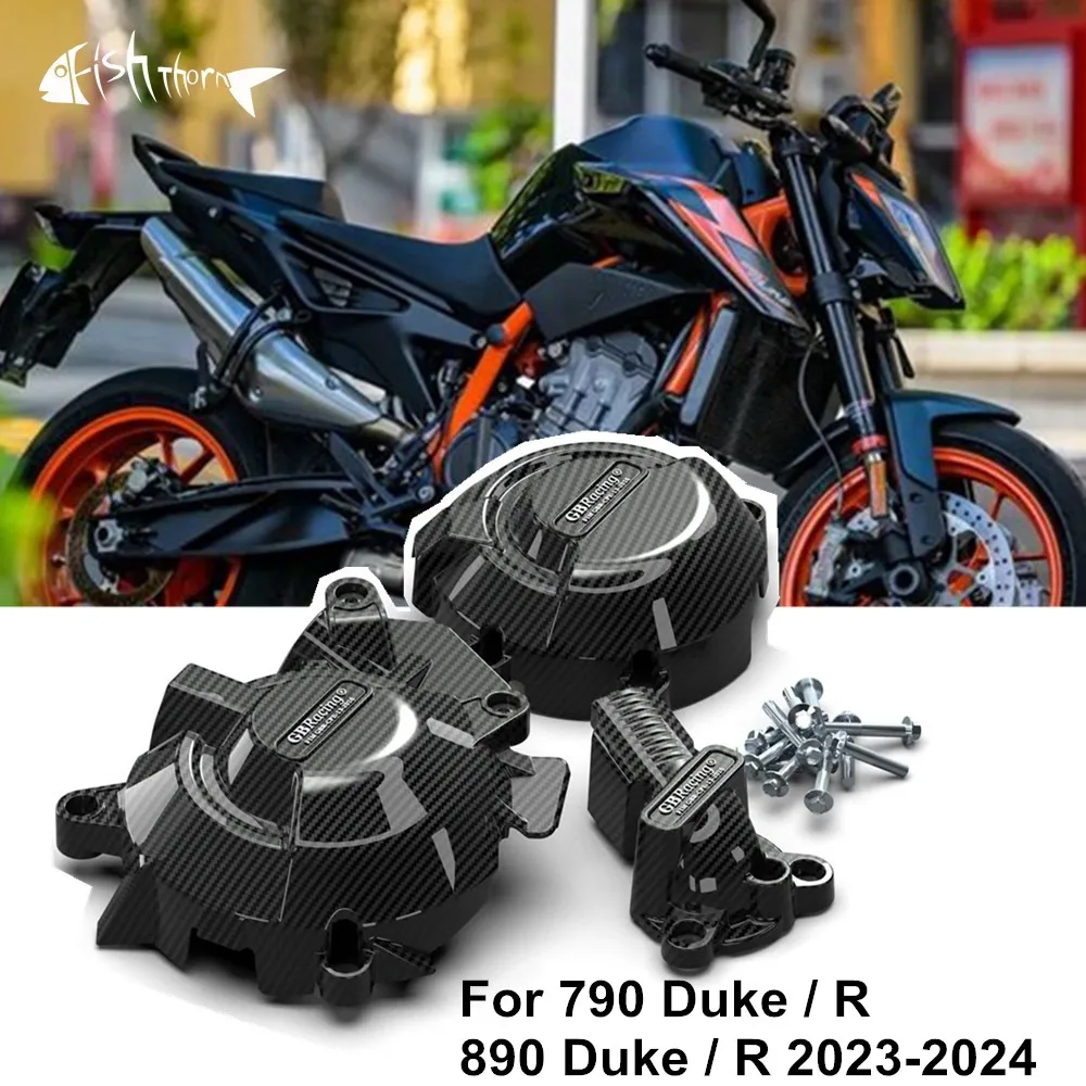 For KTM 790 Duke R 890 Duke R 790duke 890duke / R 2018-2024 Motorcycle Engine Cover Sets Bonnet Protector Engine Cover