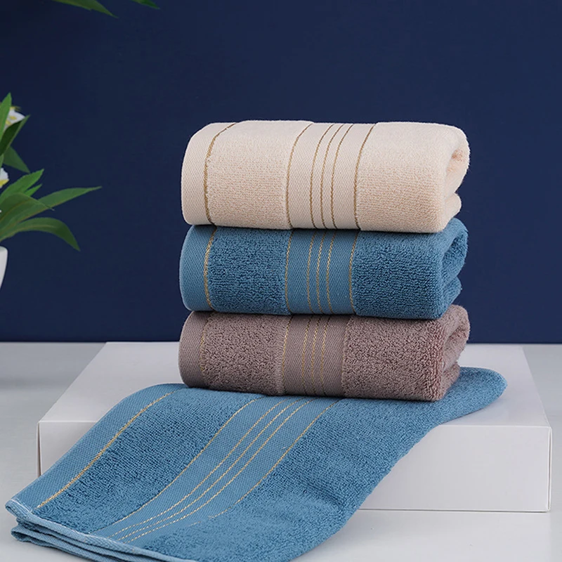 

Thickened Pure Cotton Absorbent Quick-Dry Soft Face Towel Drying Bathrobe Home Textile
