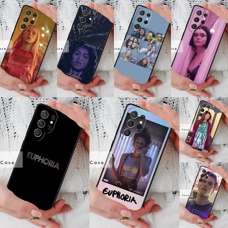 Coque de téléphone série TV américaine Euphoria pour Samsung Galaxy S26 Ultra S20 FE Note 10 S24 S23 S21 S25 Plus S22