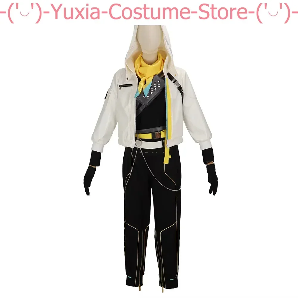 Vtuber NIJISANJI Sonny Brisko Game Suit Cool Handsome Uniform Cosplay Costume Halloween Carnival Party Role Play Outfit