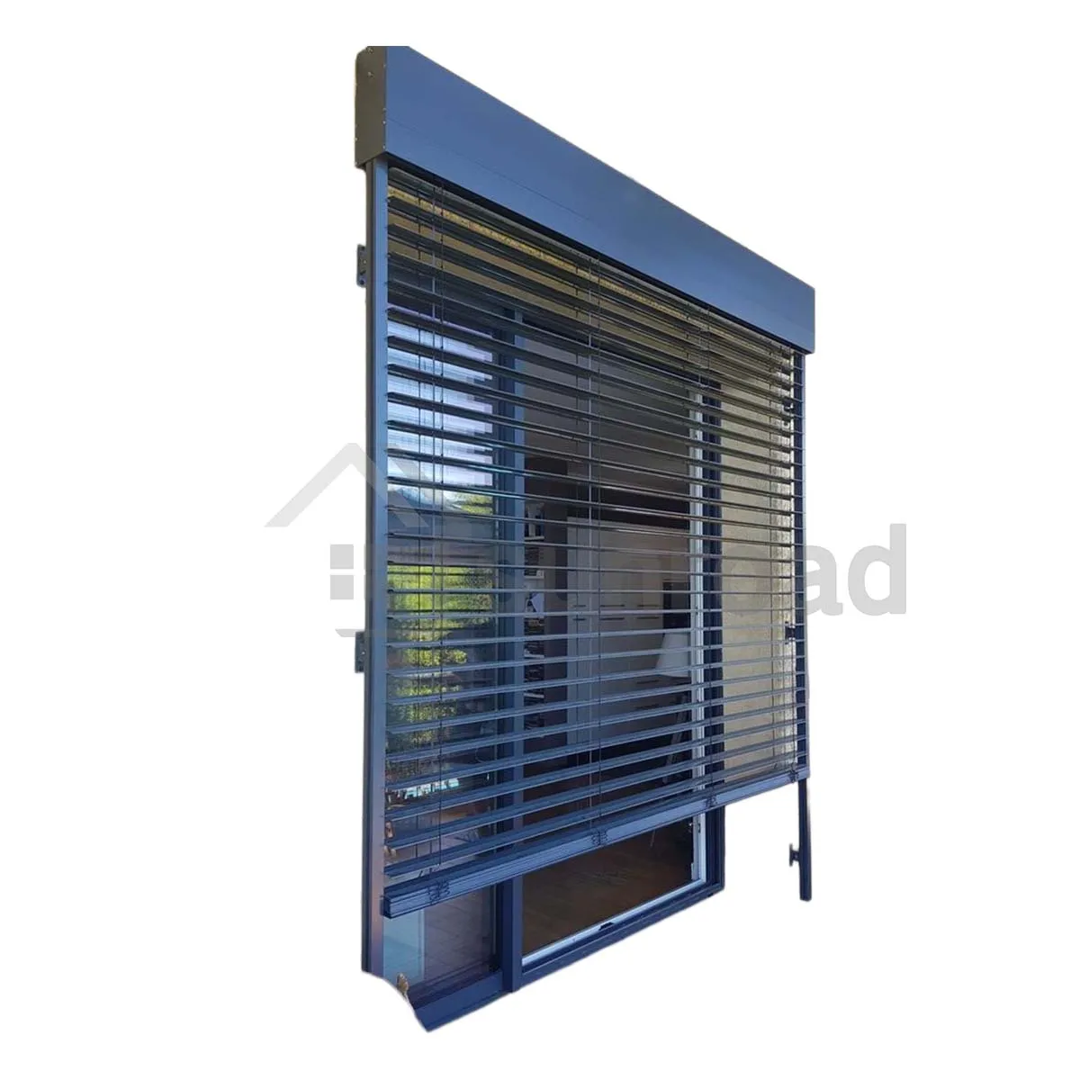 SUNROAD External Venetian Blinds for Outdoor Adjustable Sunshades Flexible Visual Privacy and Sun Shading