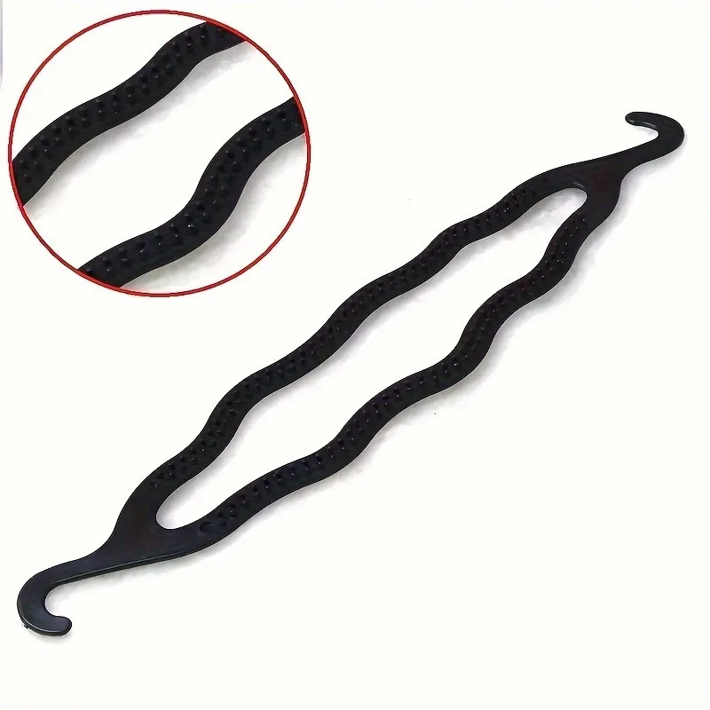 أداة تجعيد الشعر الفورية من رول لتجعيد الشعر الرطب والجاف، أداة تجعيد بلاستيكية مع تصميم برأسين للاستخدام المنزلي في الصالونات