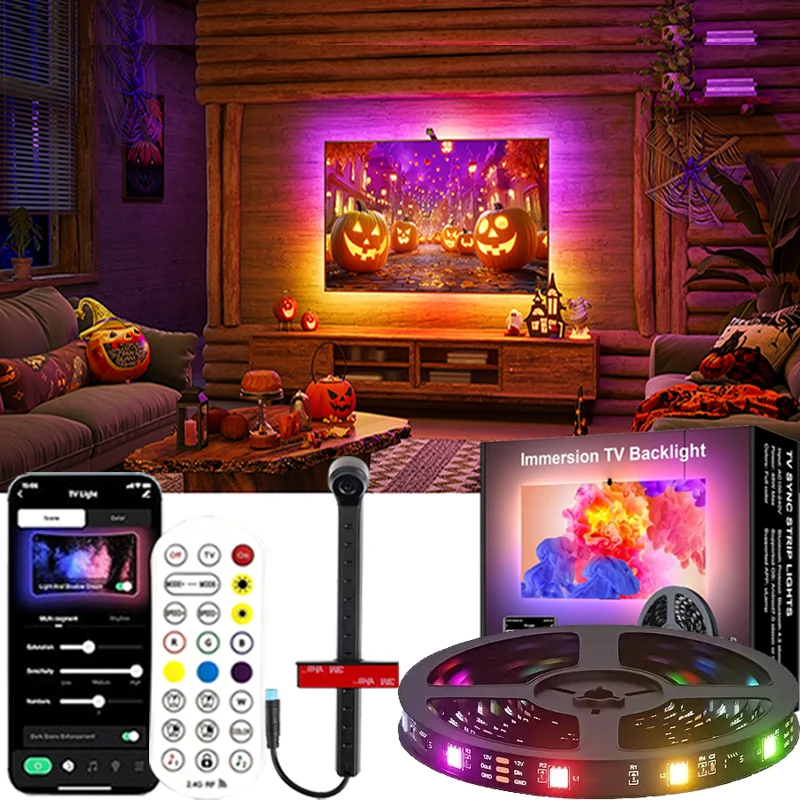 tv-led-backlight-usb-5v-rgbic-led-strip-light-with-camera-for-50-75-inch-tv-sync-ambient-backlight-room-decor-christmas-gifts