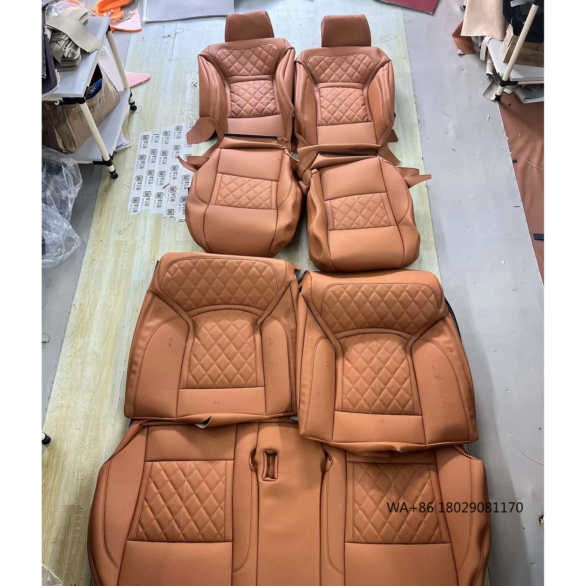

All-Season Universal Leather Waterproof Full Set Seat Covers for Car Interior Decoration Car Seat Covers for Rang Rover
