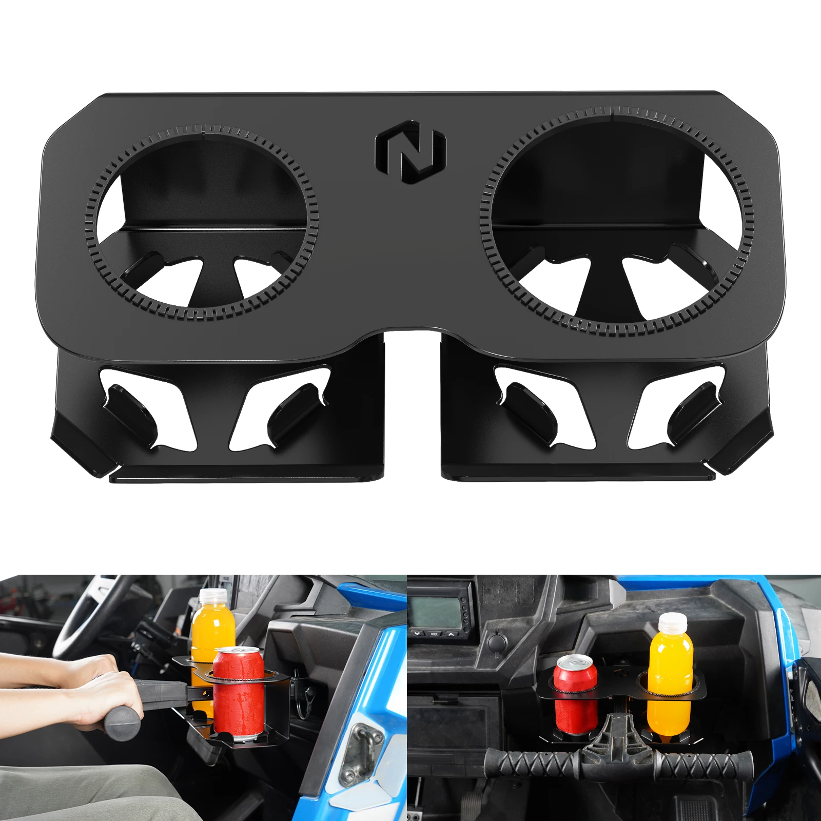 For Polaris RZR 1000 XP Turbo Grab Bar Cup Holder For RZR 570 RZR800 RZR 900 UTV Accessories Personalized Capacity