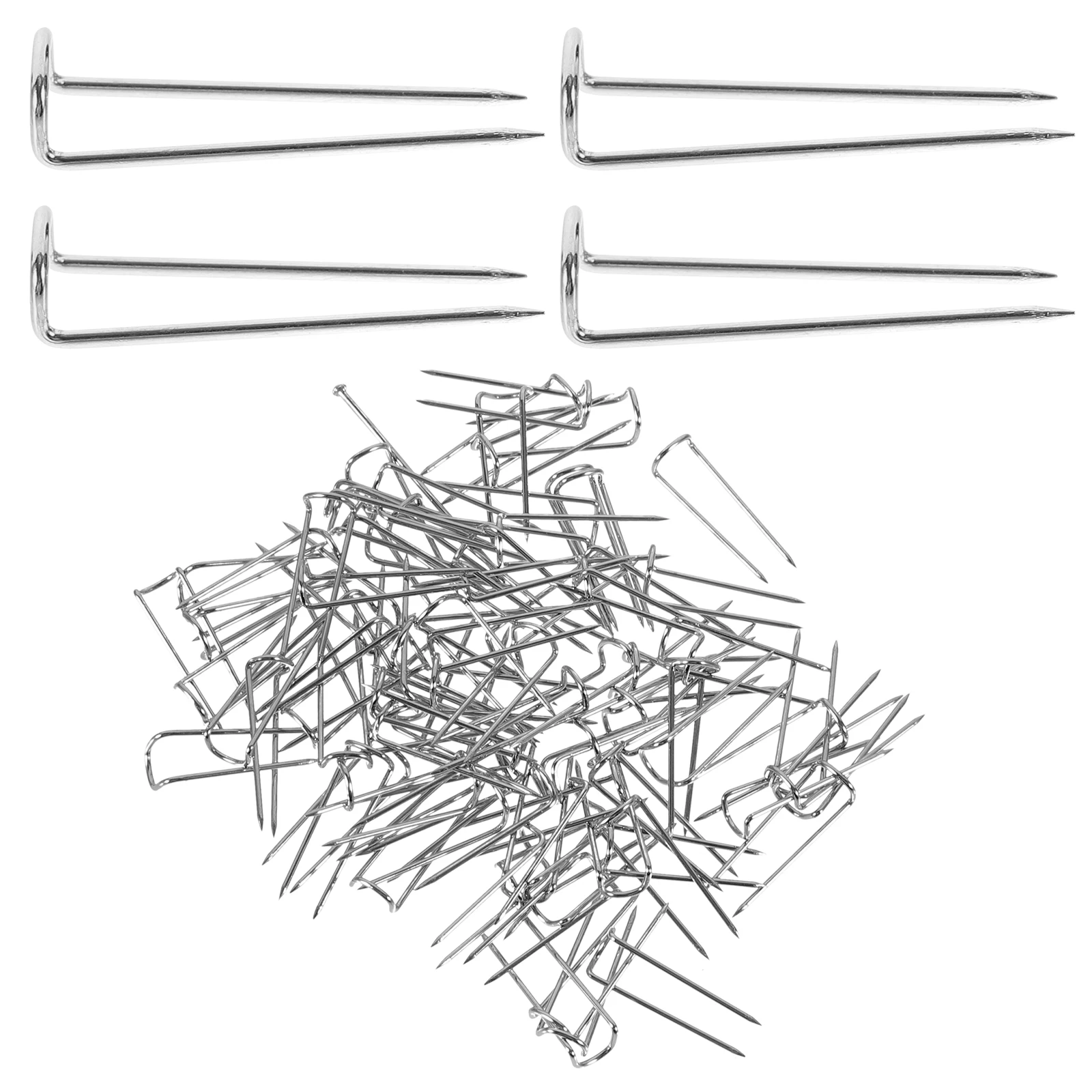 

U shaped Sewing Pins 23mm Strong Reusable Not Easy to Bend for Fabric Quilting Supplies Crafting DIY Decoration