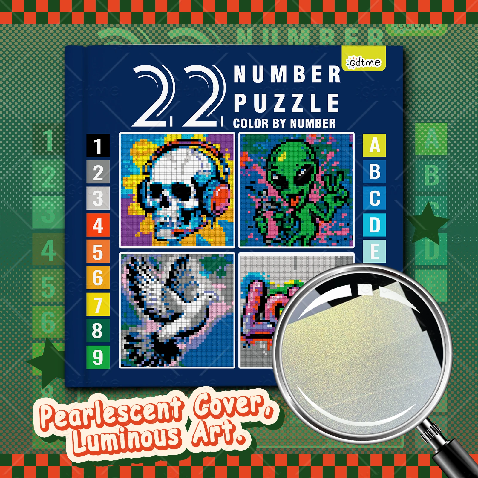 1pc NUMBER PUZZLE COLOR BY NUMBER Coloring Book for Adult 24 Pages DIY Painting Drawing Coloring By Num