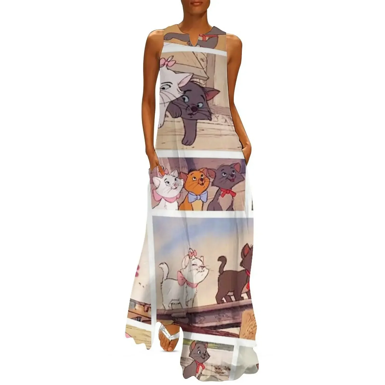 

3 cute cats Long Dress women's evening dresses Women's evening dress dress for women summer clothes for woman
