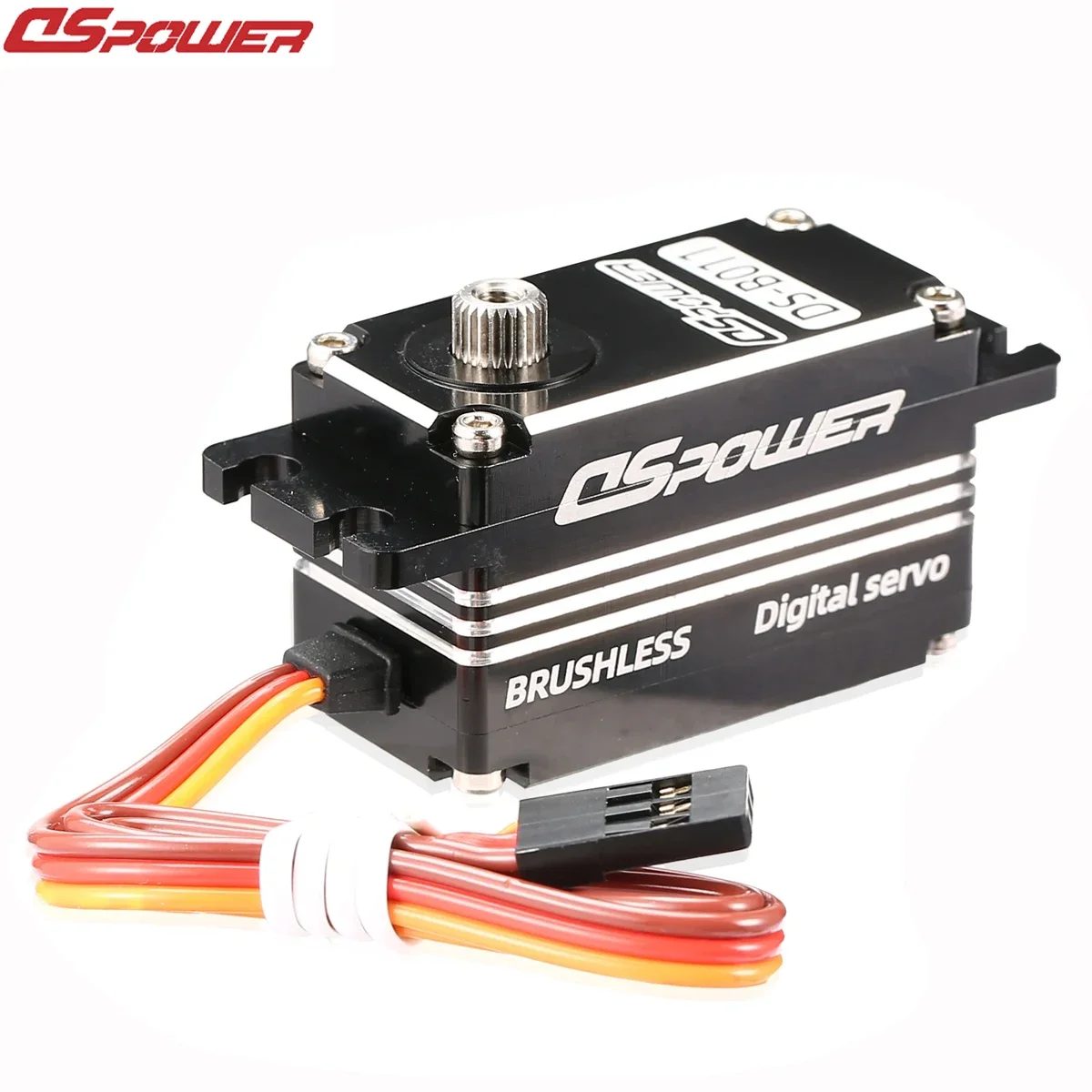 DSPOWER 17KG Brushless Short Body Waterproof Servo Digital Metal Case Gear Servos Motor for RC Model Car WLtoys Airplane Robot