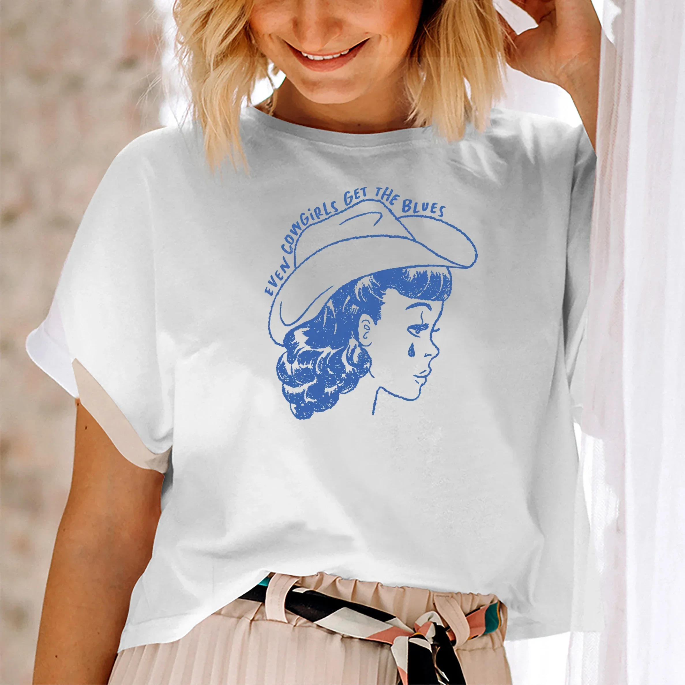 

Even Cowgirls Get The Blues Comfort Colors Shirt Cowgirl FashionTshirt Cowgirl Shirt Vintage Cowgirl Tee Vintage Western Fashion