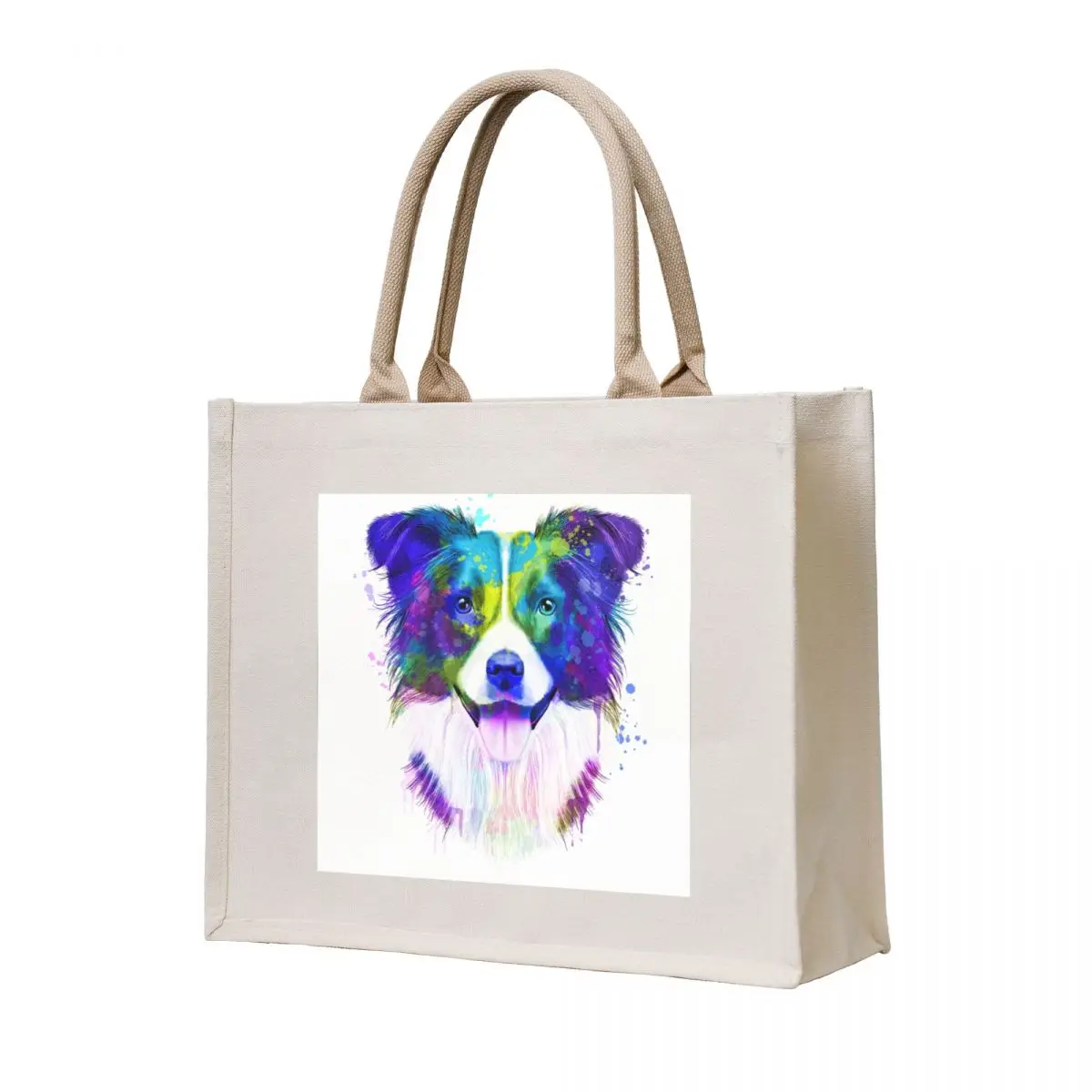 

Border Collie Watercolor, Border Painting, Portrait, art, illustration Tote Bag Cloth bags
