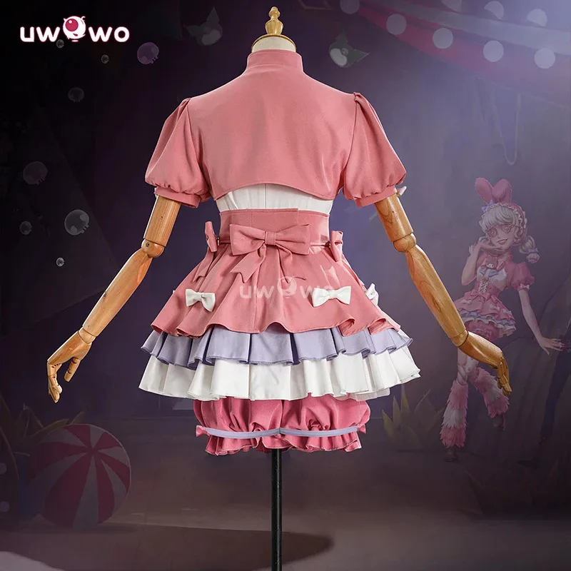 

CyUWOWO Collab series: Game Identity Crossover II Cheerleader Cosplay Costume Pink Costume