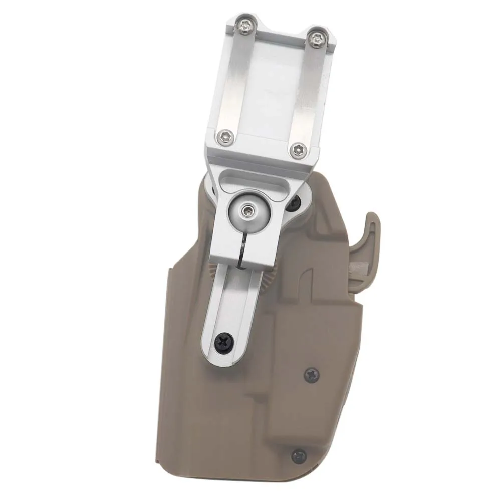 Verstellbare Bein-Trageplattform aus Aluminium, taktischer Y-Platten-Pistolenholster-Adapter für IPSC- und IDPA-Wettkampfhholster – Detail 3
