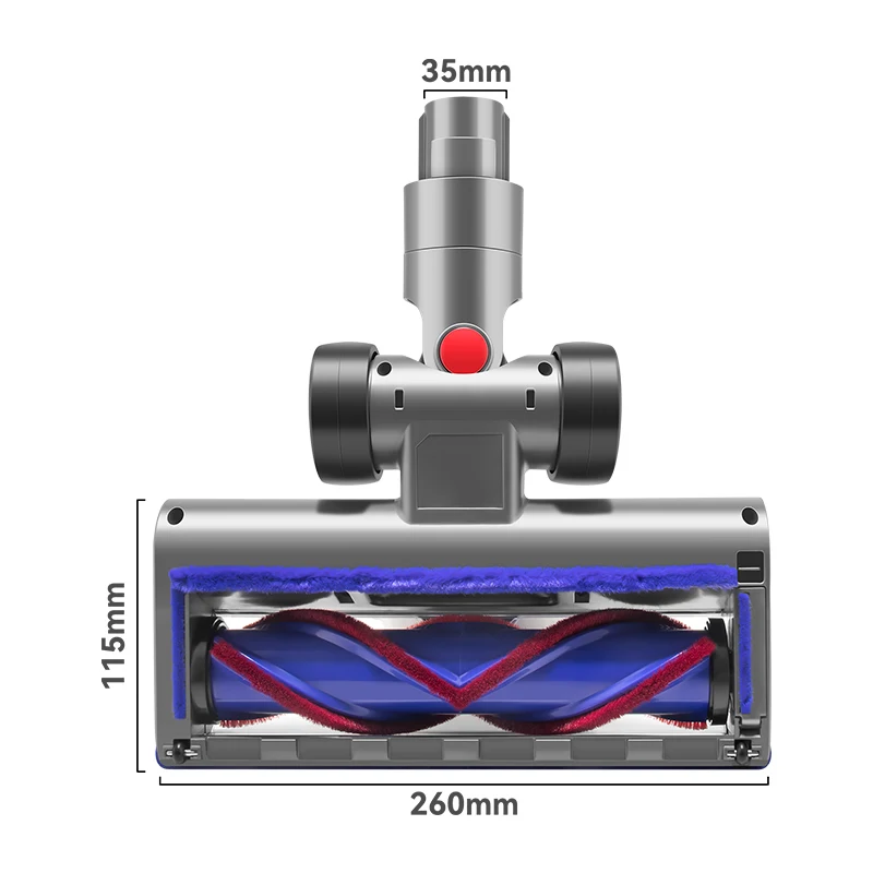 Głowica szczotki z napędem bezpośrednim i miękkim wałkiem odpowiednia do wymiany odkurzacza Dyson V7 V8 V10 V11 V15