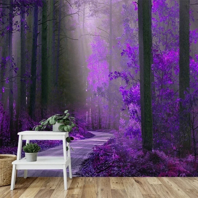 

MU8622 Chinese Landscape Wall Murals & Wallpaper Designs - Hand-Painted Abstract Mountain River Scenery Wall Art for Living Room