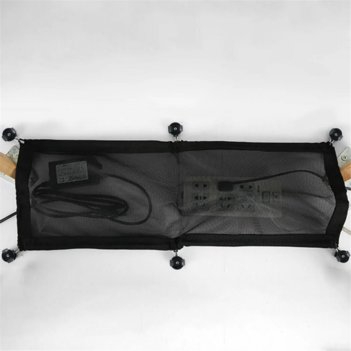 Cable Management Net Under Desk Wire Management Flexible Under Desk Cable Management Tray for Home Classroom Table Desk