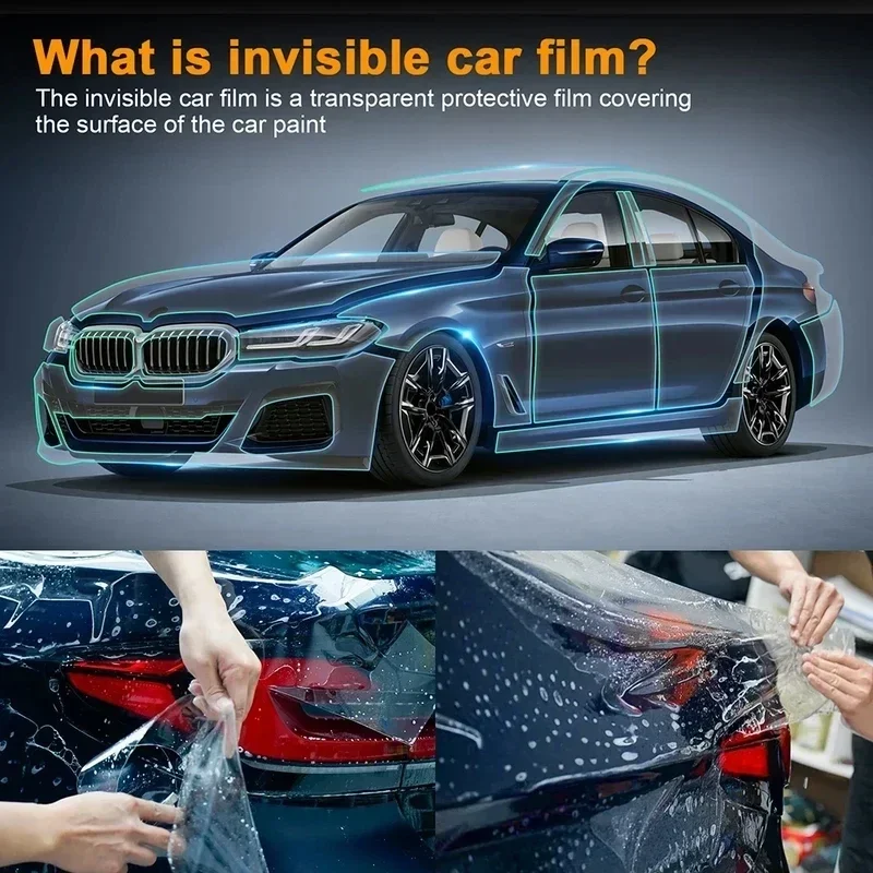 

PFCC Car Paint Protection Film Clear Kit Accessories Transparent Body TPU Original for BMW X1 U11 M Sport 2023 PPF Pre Cut