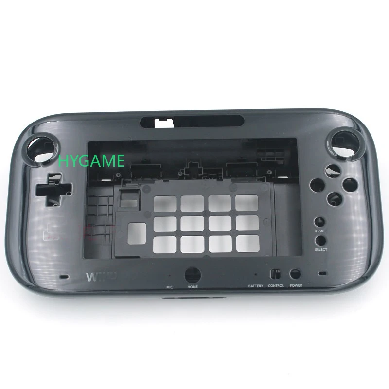 إصدار محدود من حافظة باب البطارية لوحدة التحكم WiiU Gamepad غطاء خلفي أمامي غطاء حماية مع غطاء البطارية
