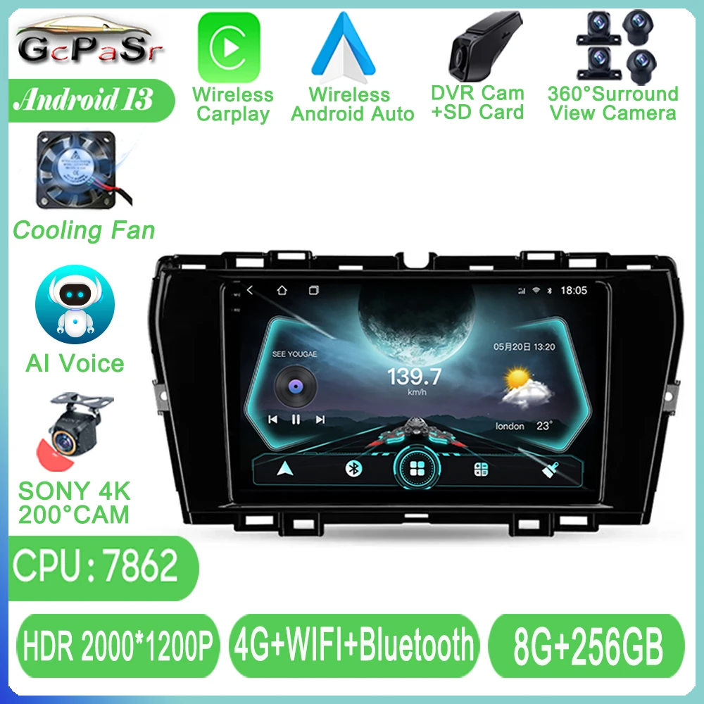 

Car Radio Android For SsangYong Tivoli 2019 - 2021 Navigation GPS Android Auto Stereo Multimedia Player Video 4G No 2din 5G Cam