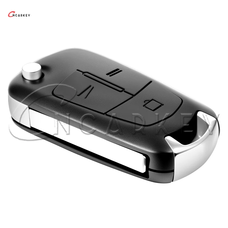 Flip Remote Key PCF7941/7946 fit Opel Vauxhall Astra H Zafira B Corsa D Vectra C Signum ID46 Chip 433Mhz With Logo 2/3 Buttons