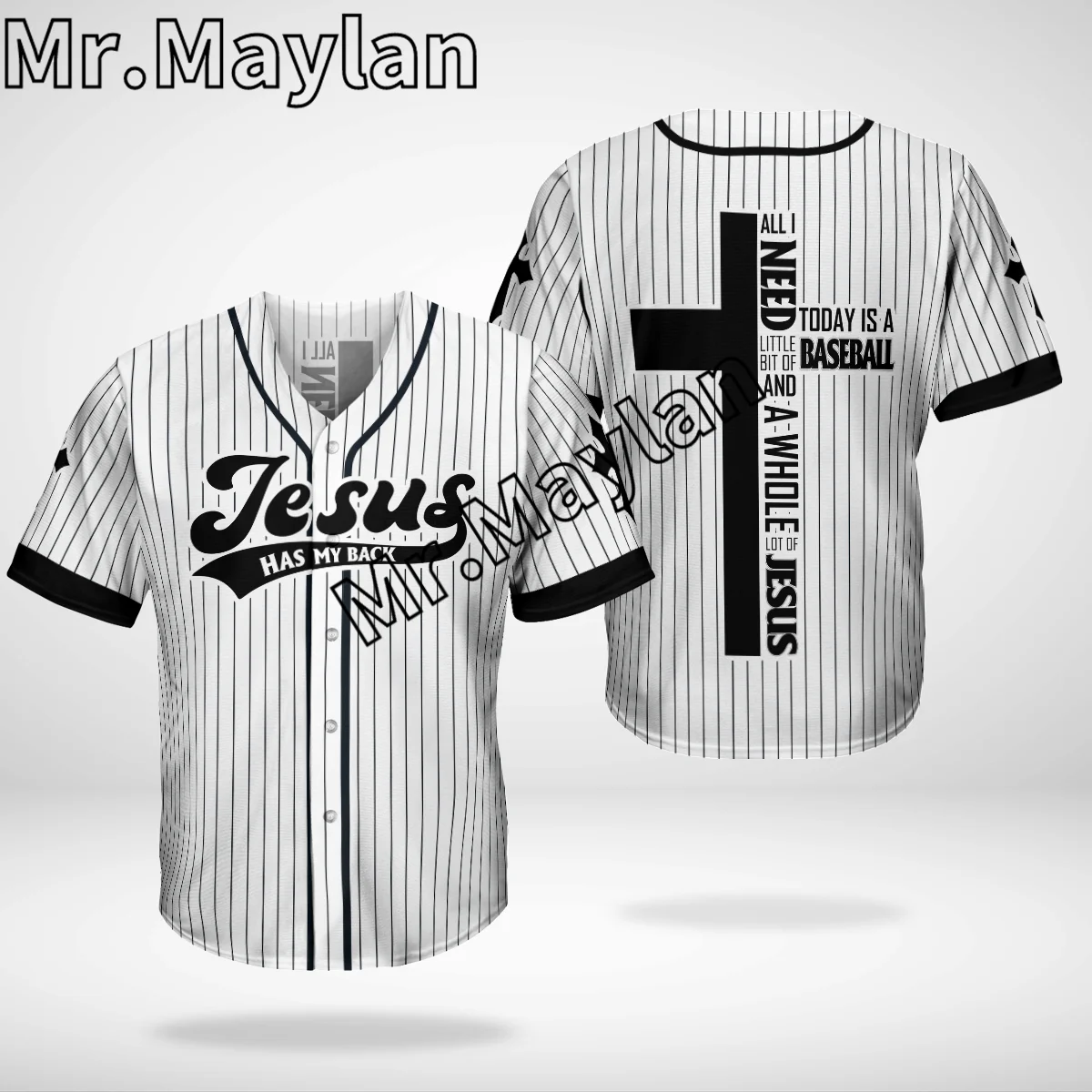 

God Christian Jesus Big Hug Baseball Jersey Shirt Baseball Shirt 3D Printed Summer Men's Shirt Casual Shirts hip hop Tops-166