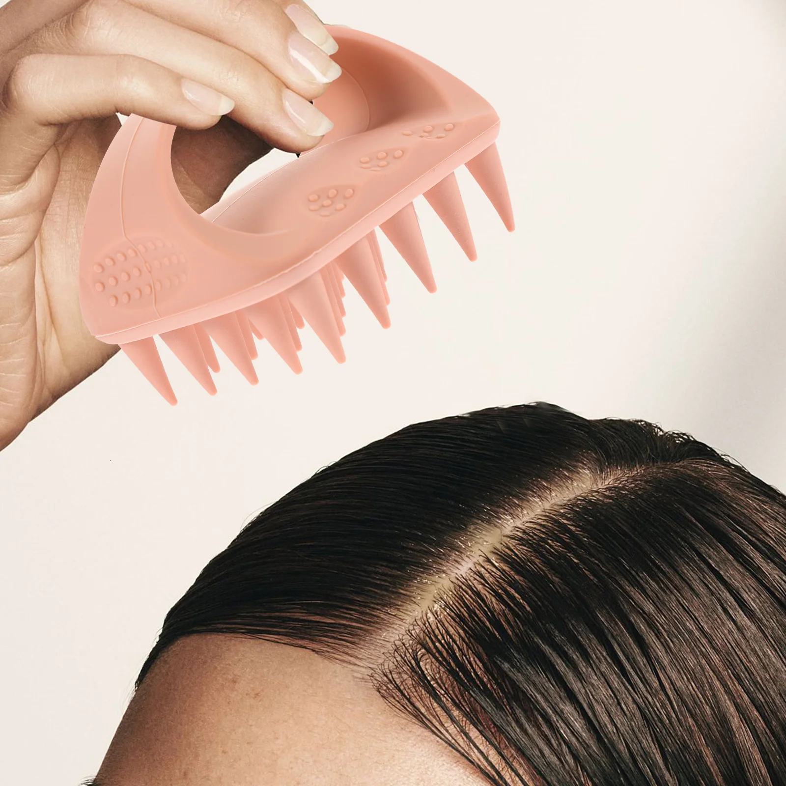 

Hair Scalp Massager Silicone Shampoo Brush Durable Scalp Scrubber Lightweight Head Massage Brush for Hair Washing Exfoliate