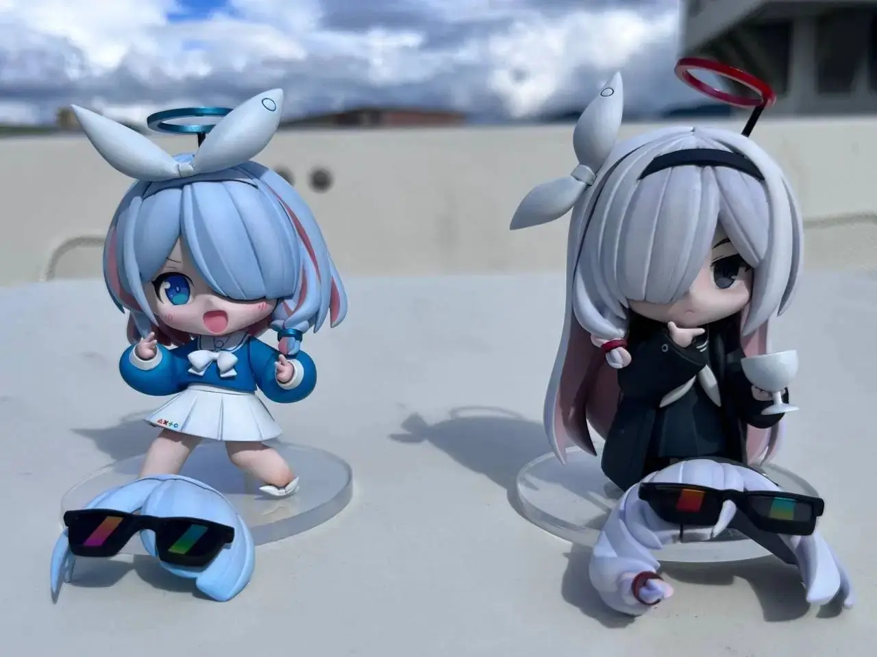 ฟิกเกอร์อนิเมะ New Blue Archive รุ่น Q-version ตัวละคร A.R.O.N.A แบบขยับหน้าได้ ของสะสม โมเดลของเล่น อนิเมะ ของเล่นสะสม