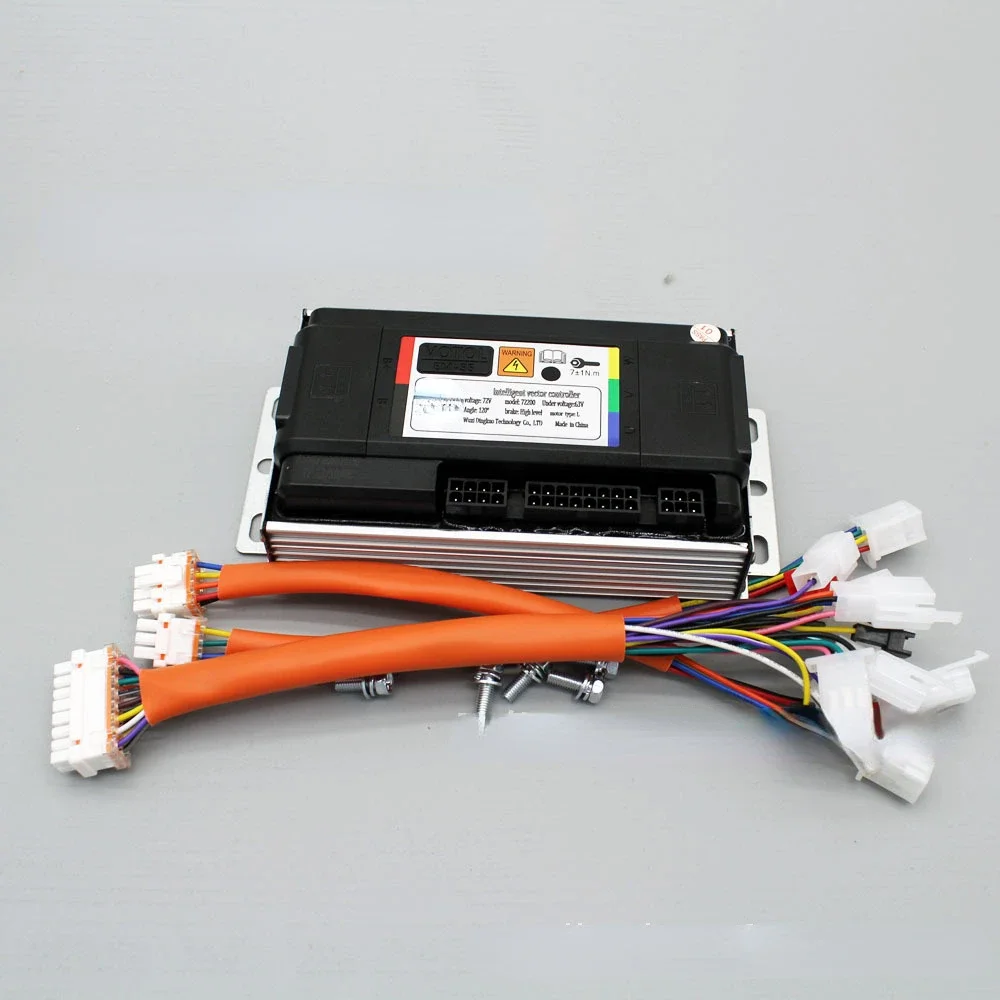 Electric vehicle electric motorcycle intelligent sine wave EM35 motor controller 72V60A weak magnet 72200