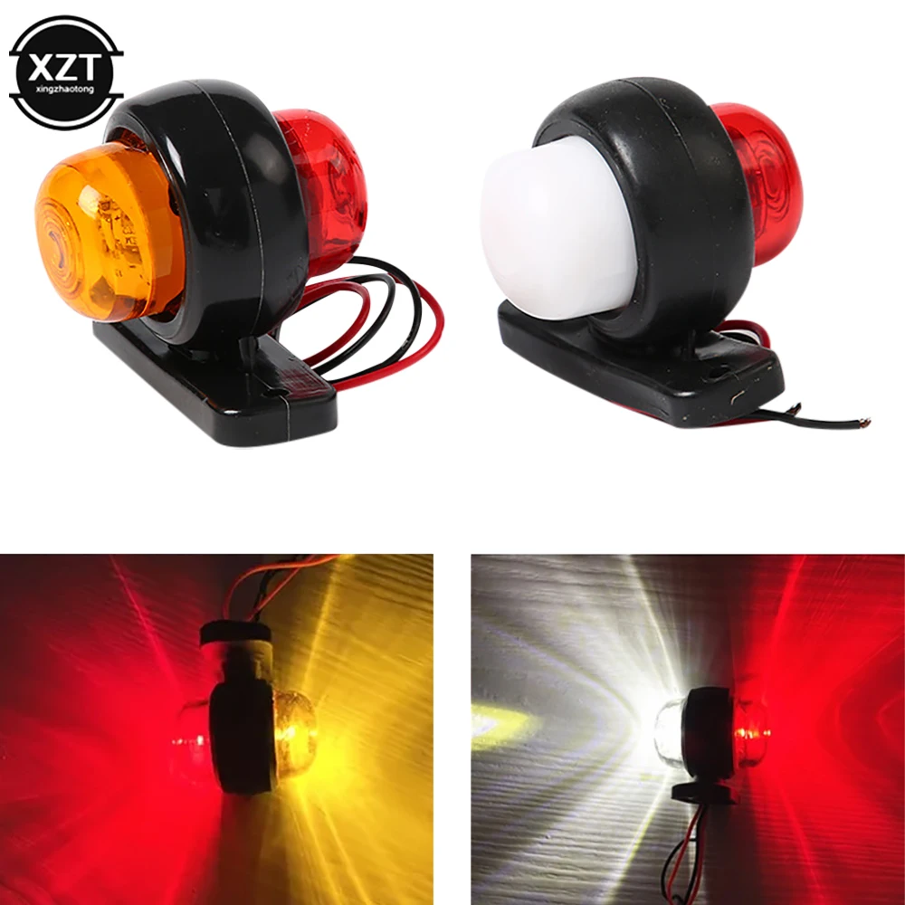 

2PCS 12v-24v Truck lights Trailer lamp Tail Lights Truck Side Marker Indicators Caravan Rear Lights Tractor Lights Signal Lights