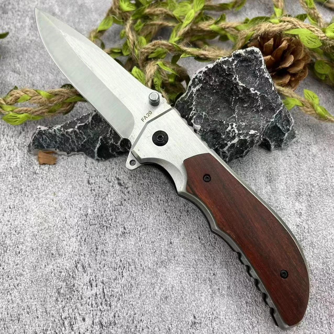 صلابة عالية في الهواء الطلق التخييم الصيد فائدة سكين للفرد البرية بقاء سكين صيد مغامرة الإنقاذ EDC أدوات القطع #1