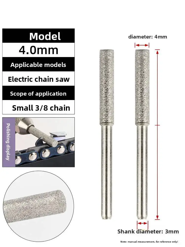 Accessori per testine smerigliatrici da 4,0 mm di piccole motoseghe [2 pezzi]