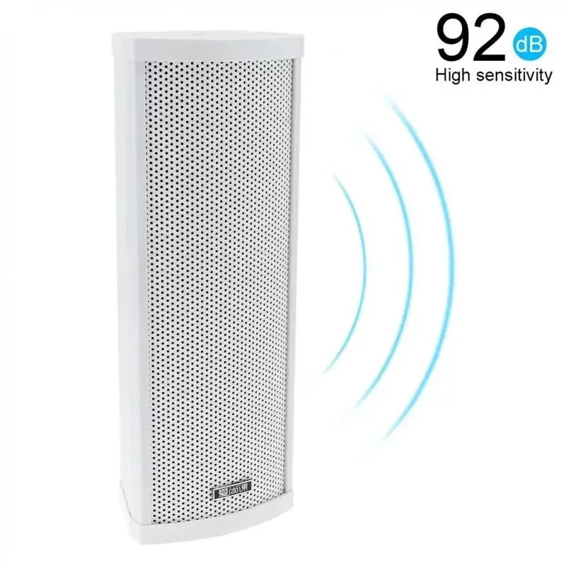 Durable 20W Mini Rectangular Outdoor Wall-mounted Waterproof Speaker Public Broadcast for Park School Shopping Mall