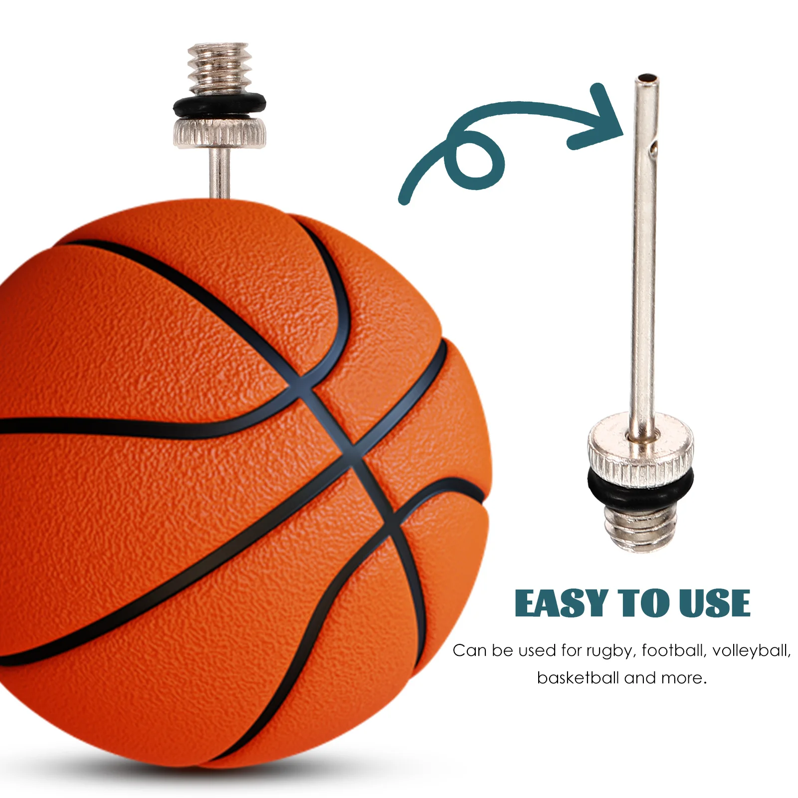

20pcs Inflation Needles for Sports Soccer Basketball Volleyball Rugby Football Pump Needle Air Pump Needles Portable