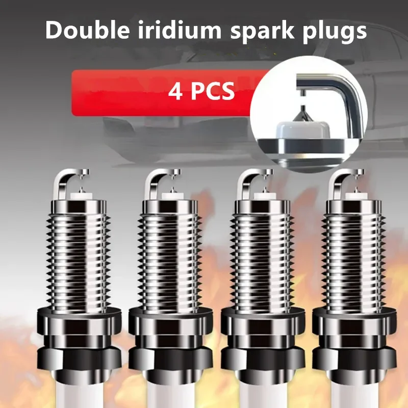 

For Zotye 2008 5008 T300 T600 Coupe Z500 Z700 Double Iridium Spark Plug Auto Parts