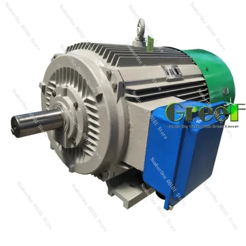 Alternator Magnet permanen Rpm rendah 20 kw-200 kW, Generator magnetik energi bebas