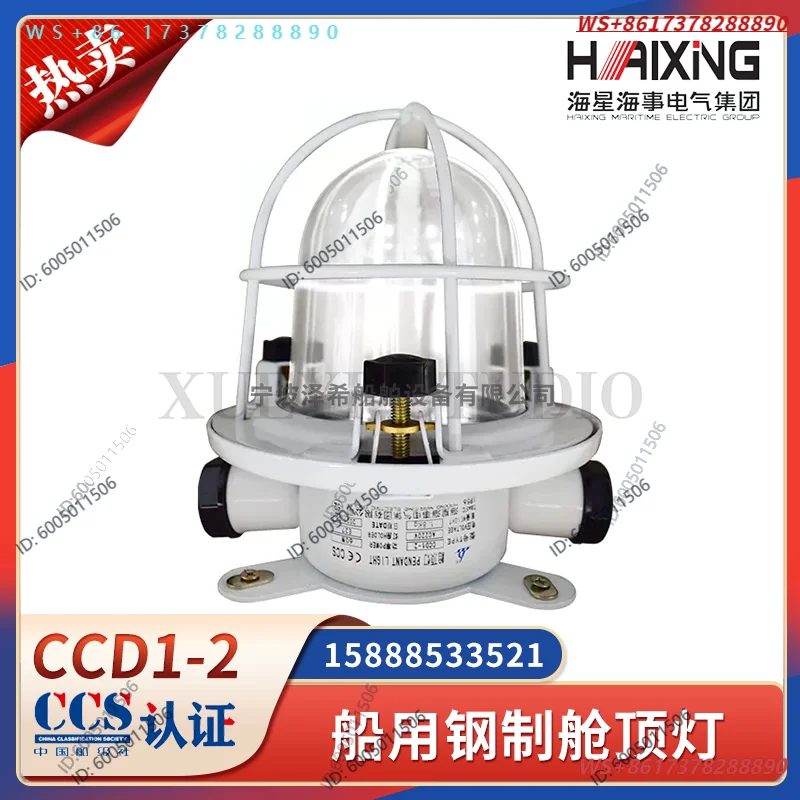 Marine steel  ceiling light CCD1-2/2A cabin aisle deck fixed lighting CCS certificate