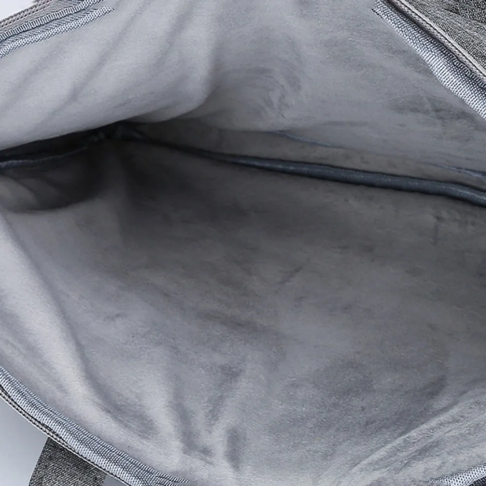 

Shoulder Strap Business Laptop Bag Briefcase 14 Inch Portable Laptop Bags Solid Color with Handle Laptop Shoulder Bag