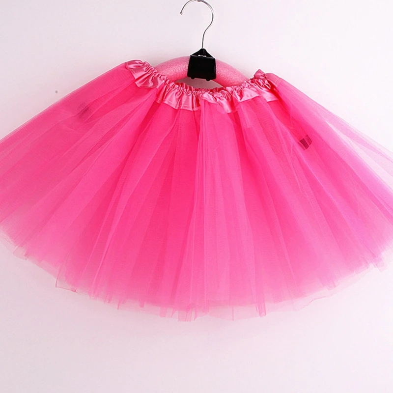 Faldas Ballet para niños y niñas, tutú malla elástica, vestido bailarina, falda baile gimnasia, faldas