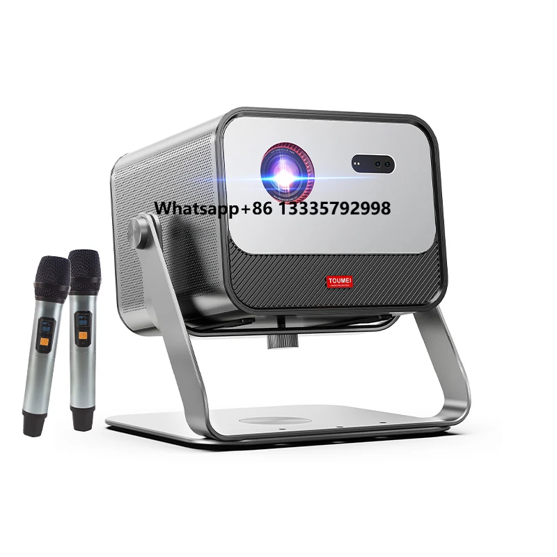 

Portable All-In-One 4K 3D Smart Projector X5 Model Android DLP Lens 1080p Home Outdoor Theater Mobile Battery Features