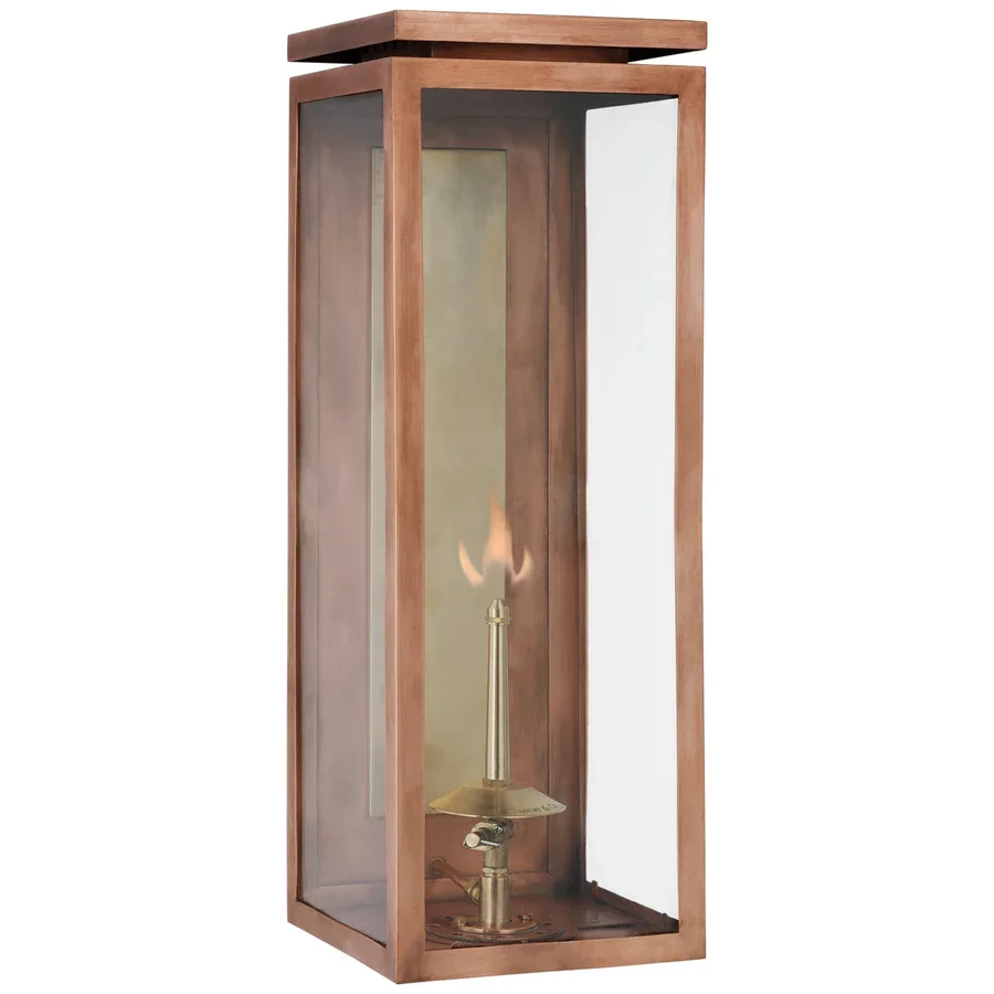 

American Retro Patio Door Lamp Villa Home Modern Antique Waterproof Black Copper Garden Light Outdoor Gas Wall Lights