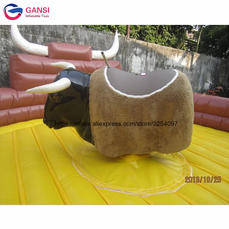 5*5M Inflatable Mat For Mechanical Redeo Bull,Cow Toys Mechanical Inflatable Bull Riding For Sale