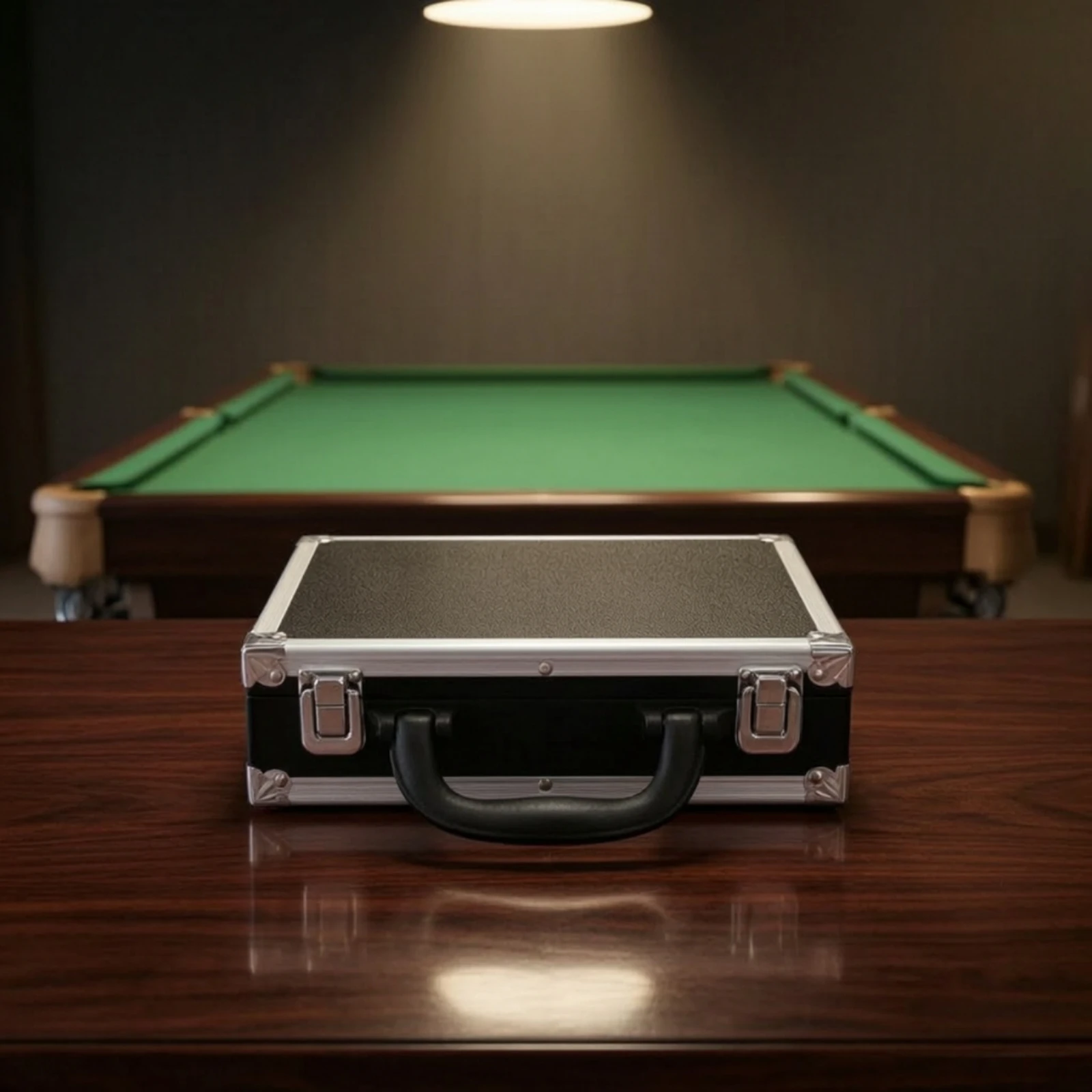 16 Ball Pool Storage Case Hard Shell Billiard Ball Carrying Case with Individual Recesses for American Pool Balls