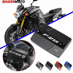 New FAZER FZ8 Motorcycle Front Rear Brake Fluid Reservoir Cap Cover For Yamaha FZ8 FAZER 2010-2014 FAZERFZ8 MOTO With Logo FZ8