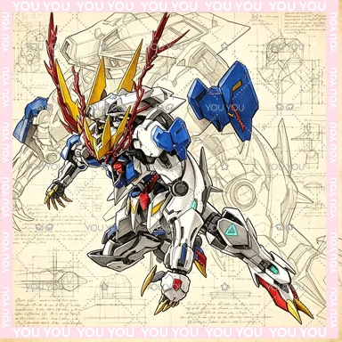 

【IN STOCK】Wolf Technology Wolf King Alloy Skeleton 1/100 Barbatos Assembly Model Mecha Assembly Model Kit Action Figure Toy Gift