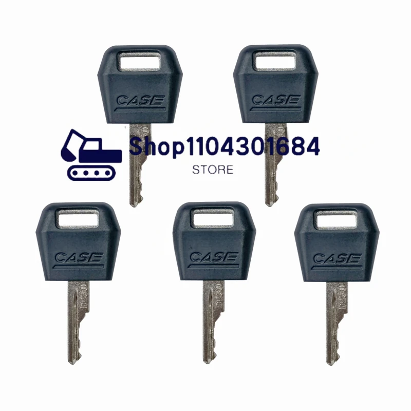 5Pcs Ignition Keys For Case IH Tractor Dozer Backhoe D250 For Case/International Harvester Excavator