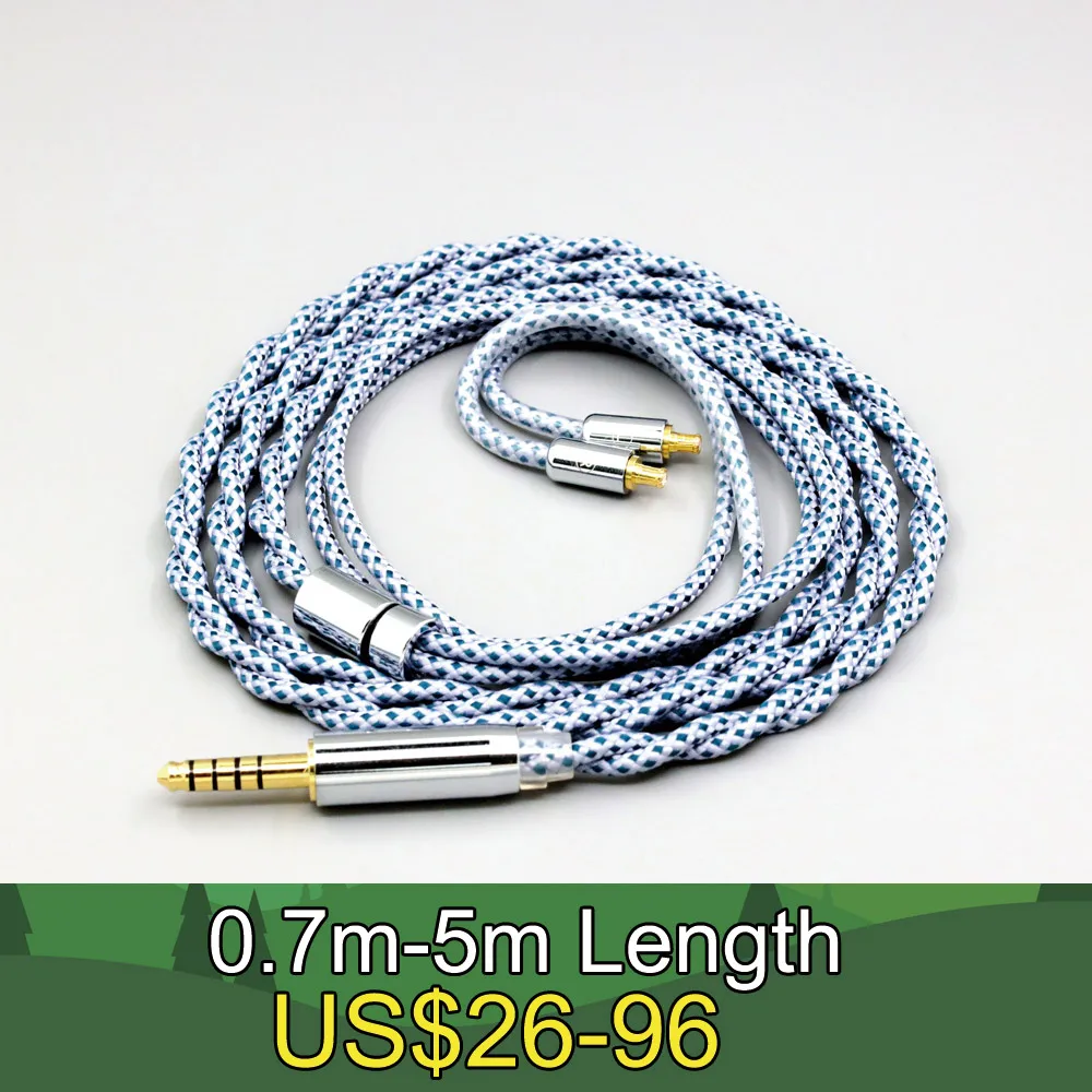 

99% Pure Silver Mix Graphene OCC Shielding Earphone Cable For Audio Technica ATH-CKR100 CKR90 CKS1100 CKR100IS CKS1100I LN008637