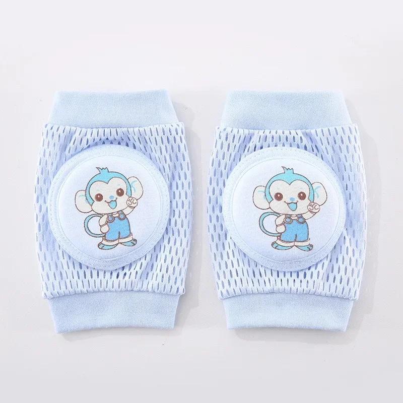 Cute Knee Protector Pads Kids Breathable Mesh Knee Pads Children Leg Crawling Elbow Safety Cushion Foot Warmer Legging