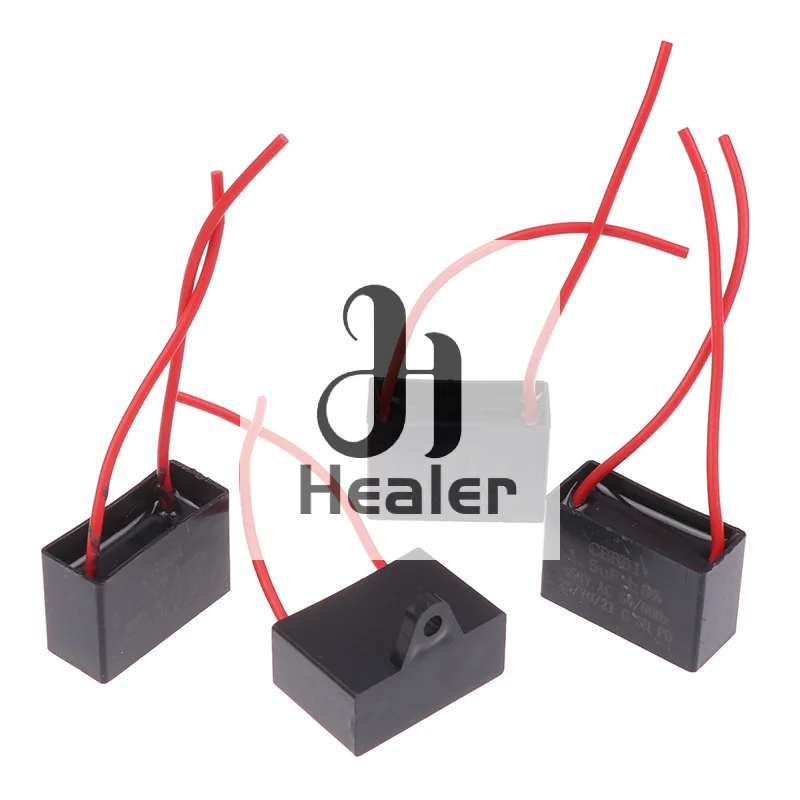 5Pcs Universal 1.5UF Shaking Head Electric Fan Capacitor Accessories Motor Run Starting Capacitor Commonly Used